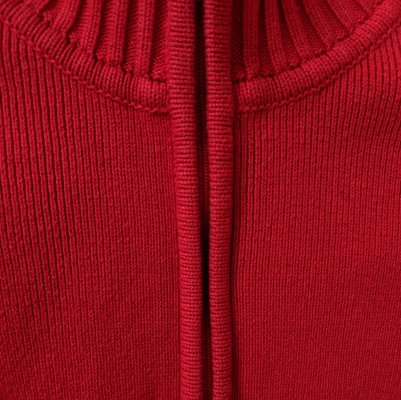 TOMMY HILFIGER Red Sweater Track Jacket - Picture 4 of 15